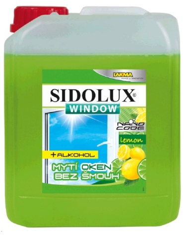Sidolux Soda Power na skla a okna NANO CODE 5l citron Sidolux Soda Power na skla a okna NANO CODE 5l citron